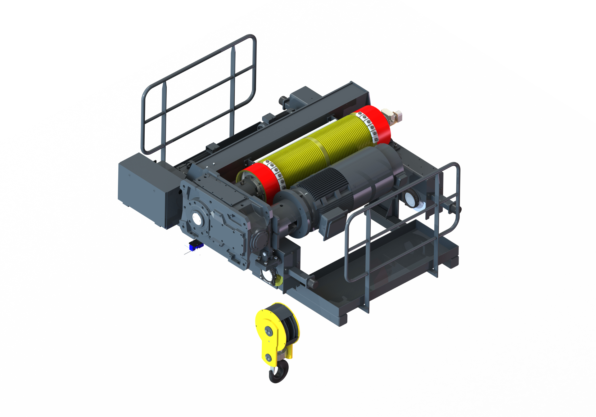 歐標卷揚雙梁小車